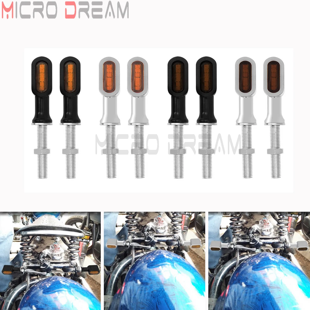 

Ходовая Тормозная лампа для Harley Touring Sportster XL Dyna Softail Bobber Chopper, мотоциклетный светодиодный задний мини-указатель поворота E4