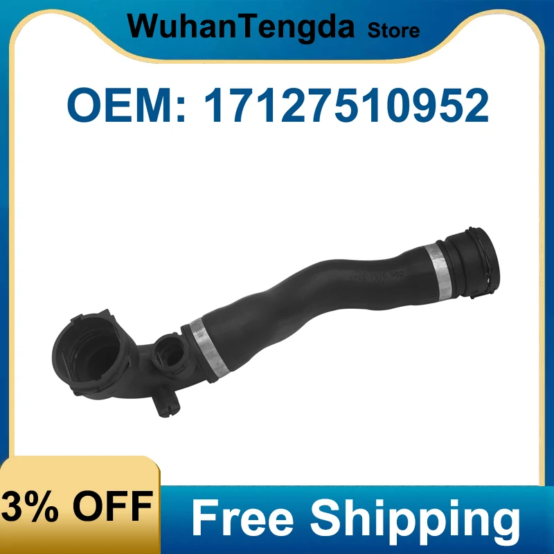 

17127510952 Top Coolant Radiator Hose Left Upper CoolingTemperature Water Pipe Line for BMW E46 320 323 325 328 330 1998-2005