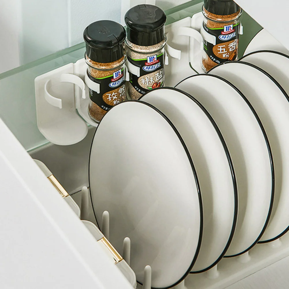 Стеллаж для кухонного хранения сушилка посуды Портативная |