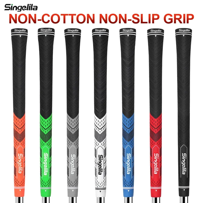Singelila New Golf Universal Club Grip Мужская и женская полухлопковая резиновая нескользящая