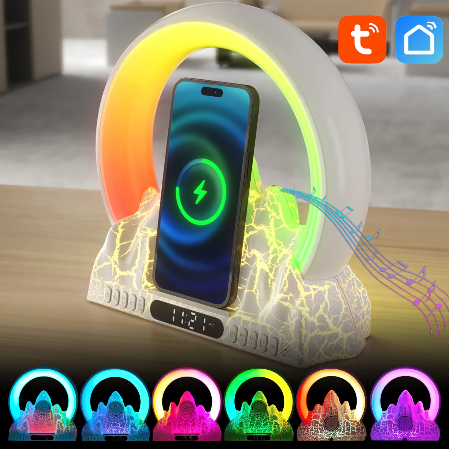 

Смарт-будильник Tuya, 15 Вт, с поддержкой Bluetooth