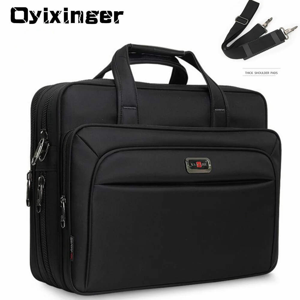 Large Capacity Men Single Shoulder Bag 14'' 15'' 16 Inches Travel Bag Men's casual fashion Handbags Business Briefcase Laptop Bag