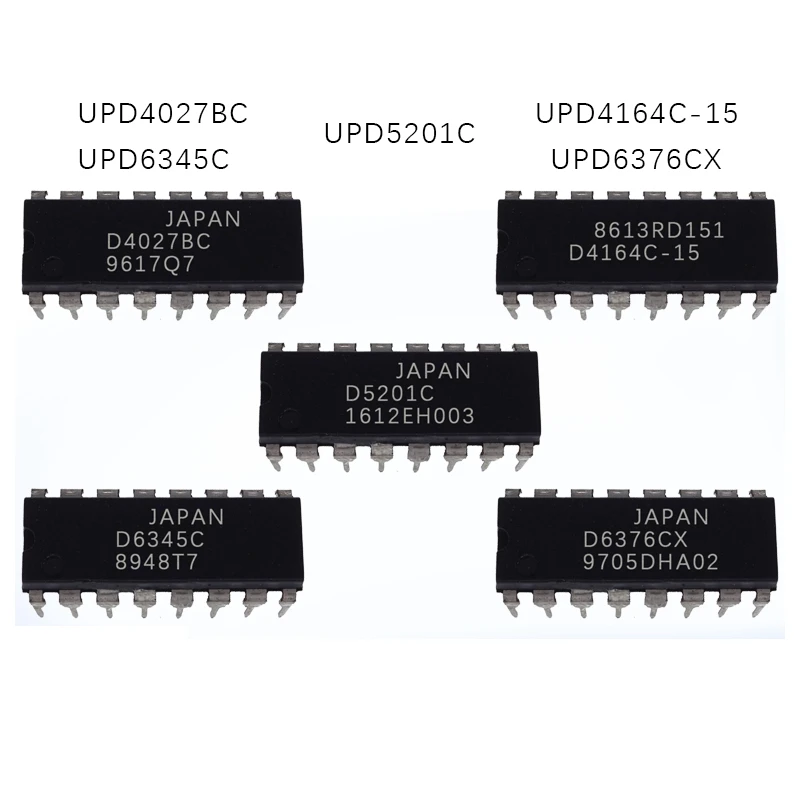 

1 шт UPD4027BC UPD4164C-15 UPD5201C UPD6376CX UPD6345C