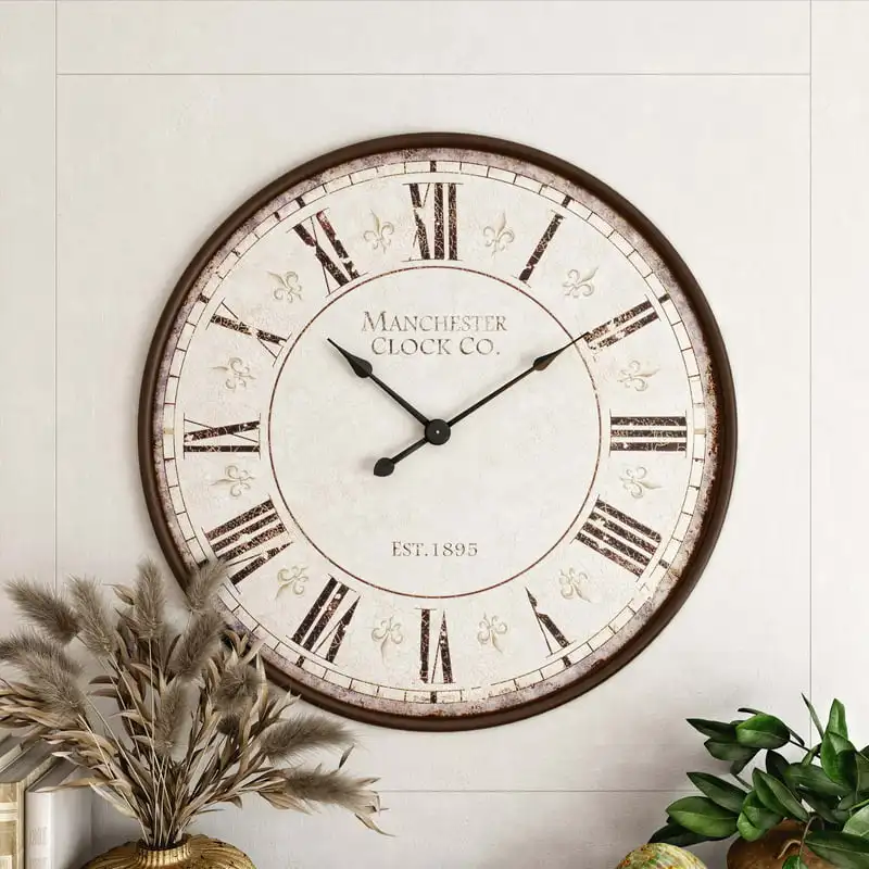 

Large Round Wall Clock Astronomy room decor Adornos para sala elegantes Light up clock Reloj despertador Wallclock Kitchen clock