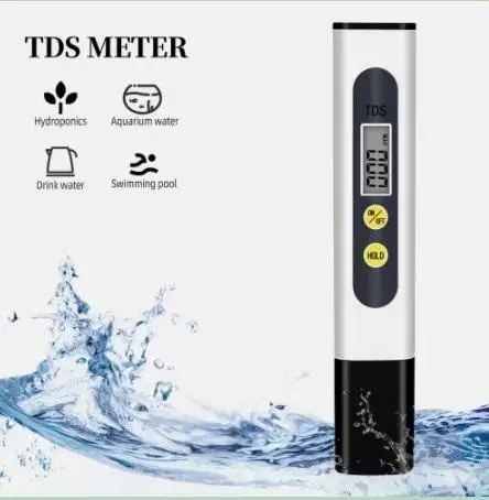 

Новый тестер качества воды TDS 0-990ppm, автоматическая калибровка, измеритель чистоты воды для бассейнов, аквариумов, питьевой воды