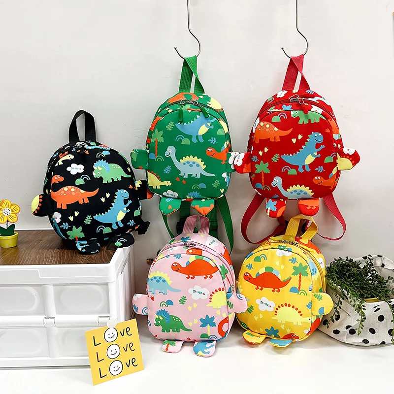 

Cute Cartoon Dinosaur Baby Backpacks Kindergarten Schoolbag Children Boys Girls School Bags Adjustable Animals Kid Backpack New