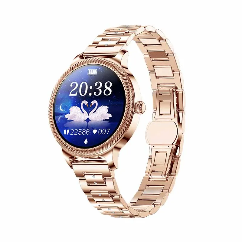 New Woman Smartwatch IP68 Waterproof Custom Watch Faces 24 Hours Heart Rate Tracker Ladies Sports Smart Watches Women Bracelet