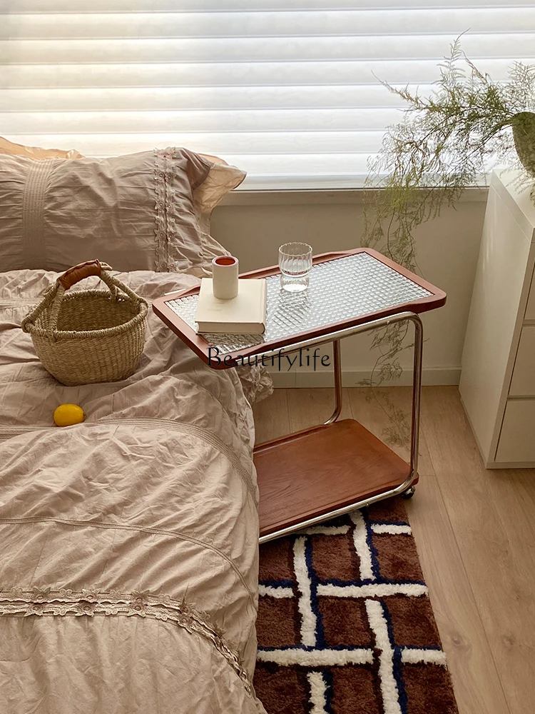 Zhonggu тележка для хранения стекла деревянный шкаф из нержавеющей стали