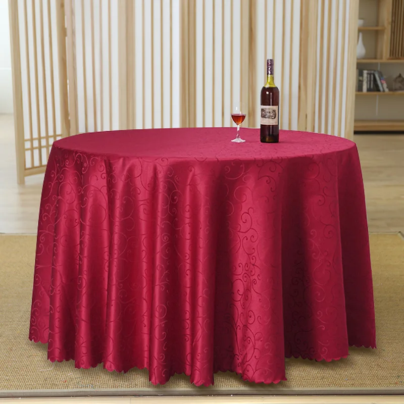 

2022 tablecloth restaurant dining table cloth restaurant meal round table cloth_AN1736