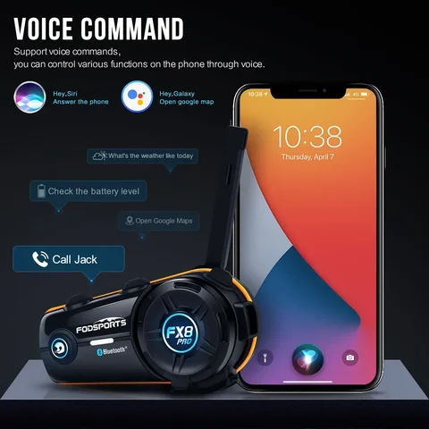 2 шт. FX8 PRO 10riders 2000 м полнодуплексный двойной Bluetooth чипы шлем домофон аксессуары для мотоциклов домофон