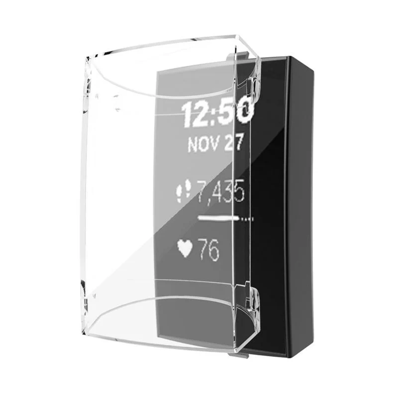 

Full Cover Watch Case for Fitbit Charge 4 Watch Screen Protector Black