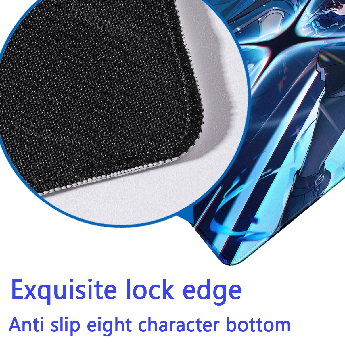 Игровой коврик для мыши Zenless Zone Zero ZZZ Hoshimi Miyabi teclado Настольный с ковриком игровые