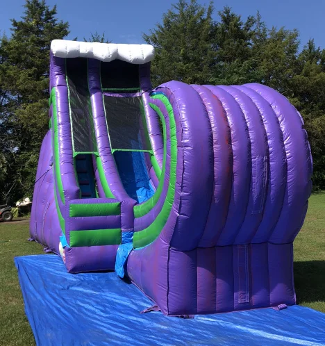 Коммерческие гигантские 19-футовые горки Rapids полутрубные надувные водные для