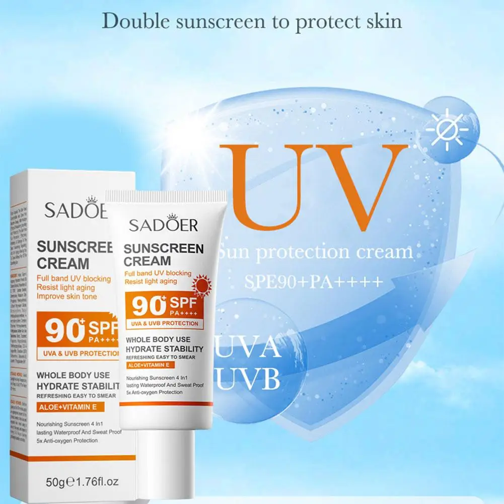 Отбеливающий солнцезащитный крем для лица 50 мл