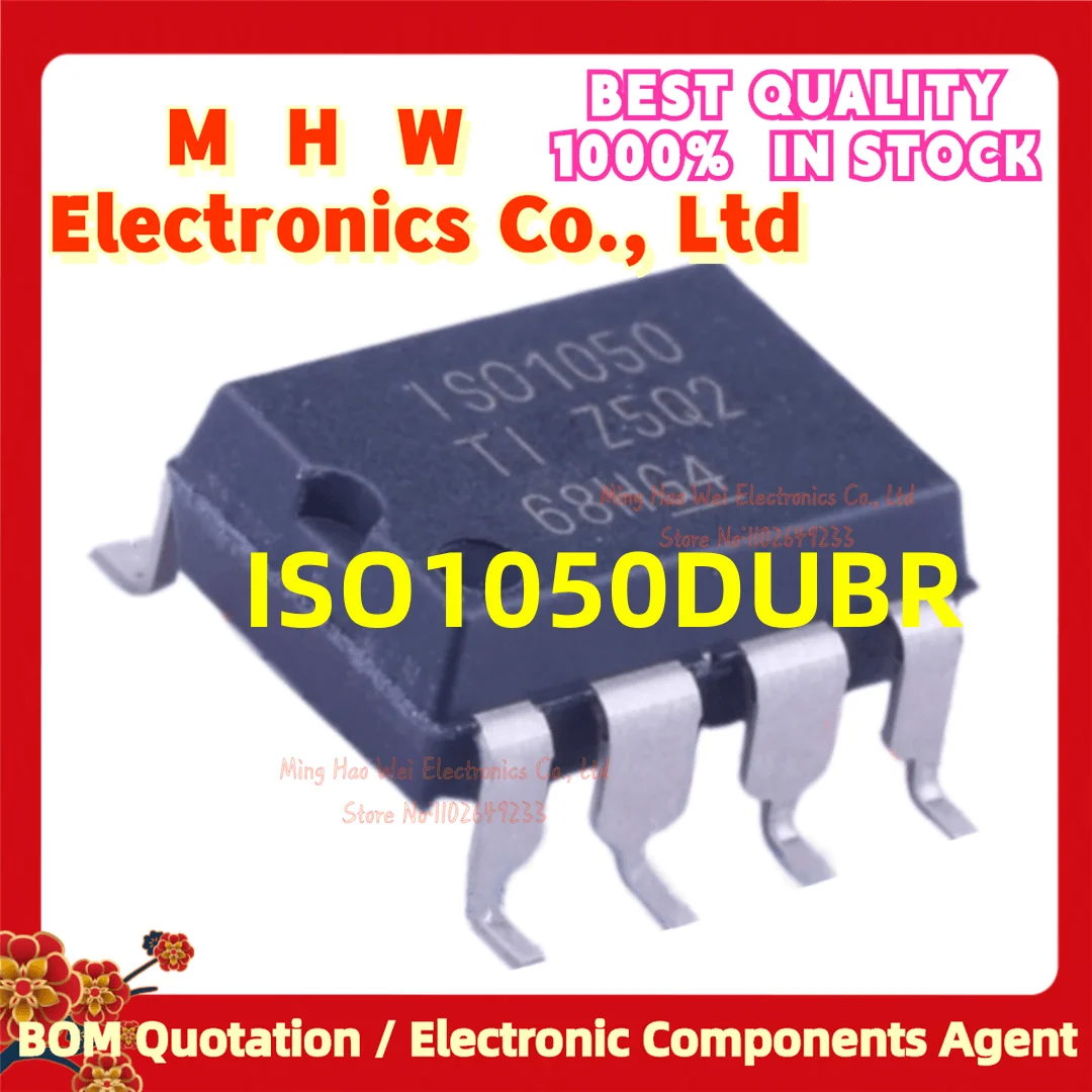 10 шт./партия. Новый качественный ISO1050DUBR SOP8 маркировка: ISO1050 IS01050 CAN bus чип трансивера Изоляция 5V оригинальная. В наличии.