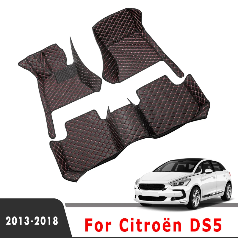 

Автомобильные коврики для Citroen DS5 2018 2017 2016 2014 2013, коврики, аксессуары для интерьера автомобиля, накладки на ножки