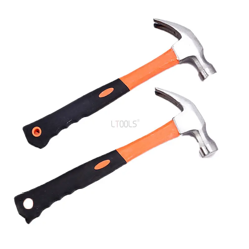 1Pcs High Carbon Steel Hammer Woodworking Hand Tools Multifunctional Diy Tool Non-slip Handle Carpenter Repair Hammer Martelo