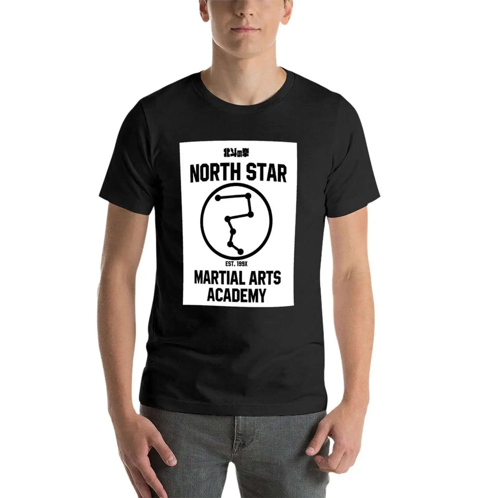 Академия боевых искусств Северной звезды футболка Хокуто Но Кена дизайнерские