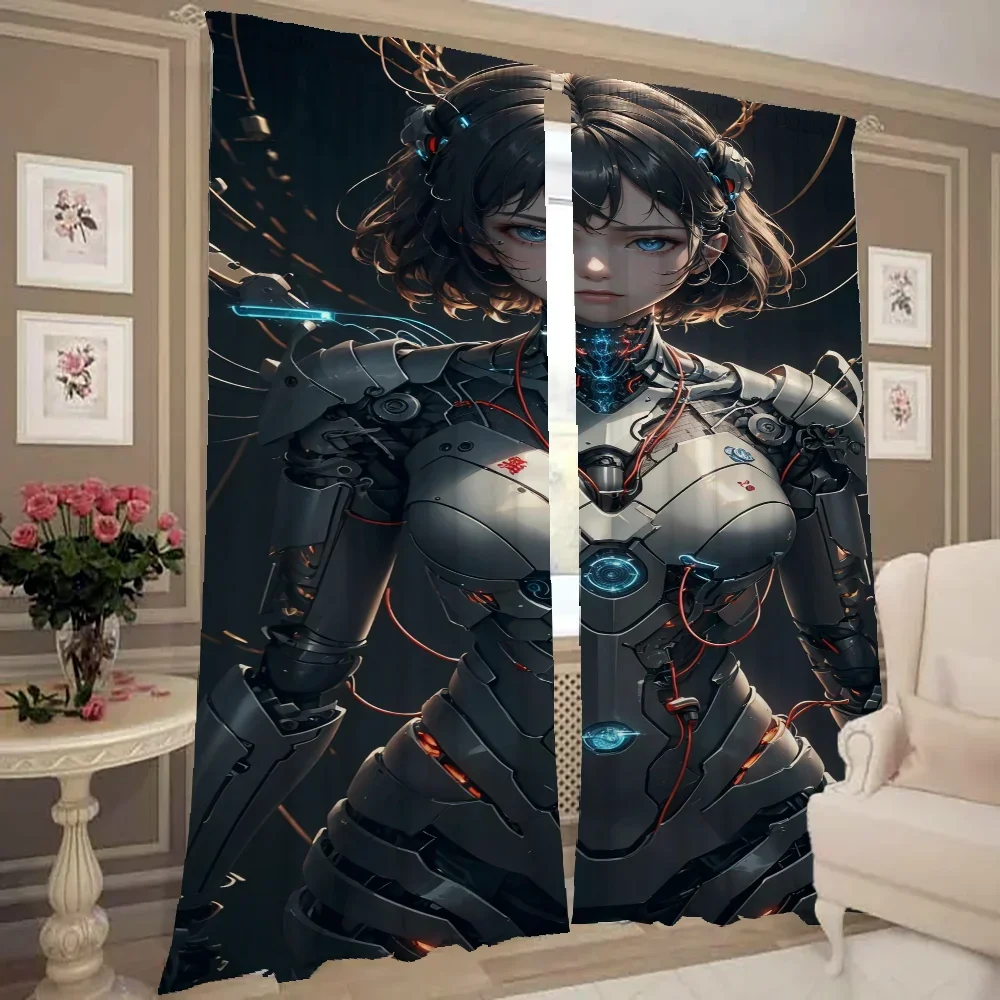 Домашние интерьерные кухонные шторы для гостиной 2 шт. светонепроницаемые