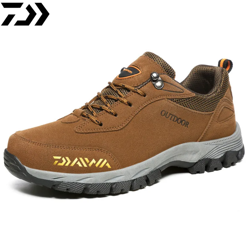

Daiwa 2024 New Plush and Warm Fishing Shoes Outdoor Non-slip Mountaineering Shoes Warm Breathable Hiking Camping Running Shoes
