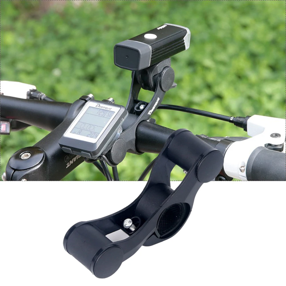 

Bicycle Headlights Speedometer Mount Bracket Bike Handlebar Install Extender V-shaped Bar Stand Supports Holder Base