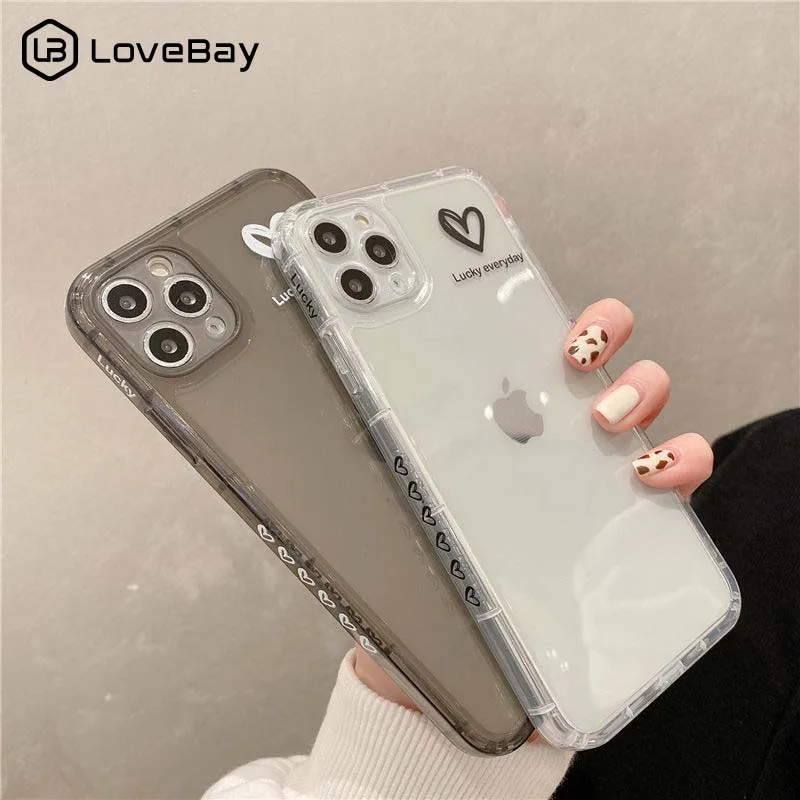

JOME милый мультяшный чехол для телефона с сердечками для iPhone 11 12 13 Pro Max X XR XS Mini 7 8 Plus SE2020 защитная задняя крышка для камеры