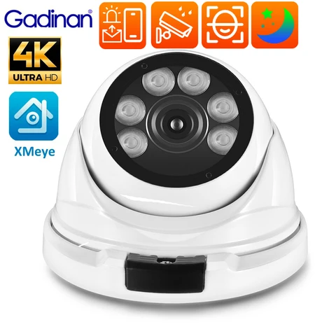 Купольная IP-камера Gadinan, 8 Мп, 4K