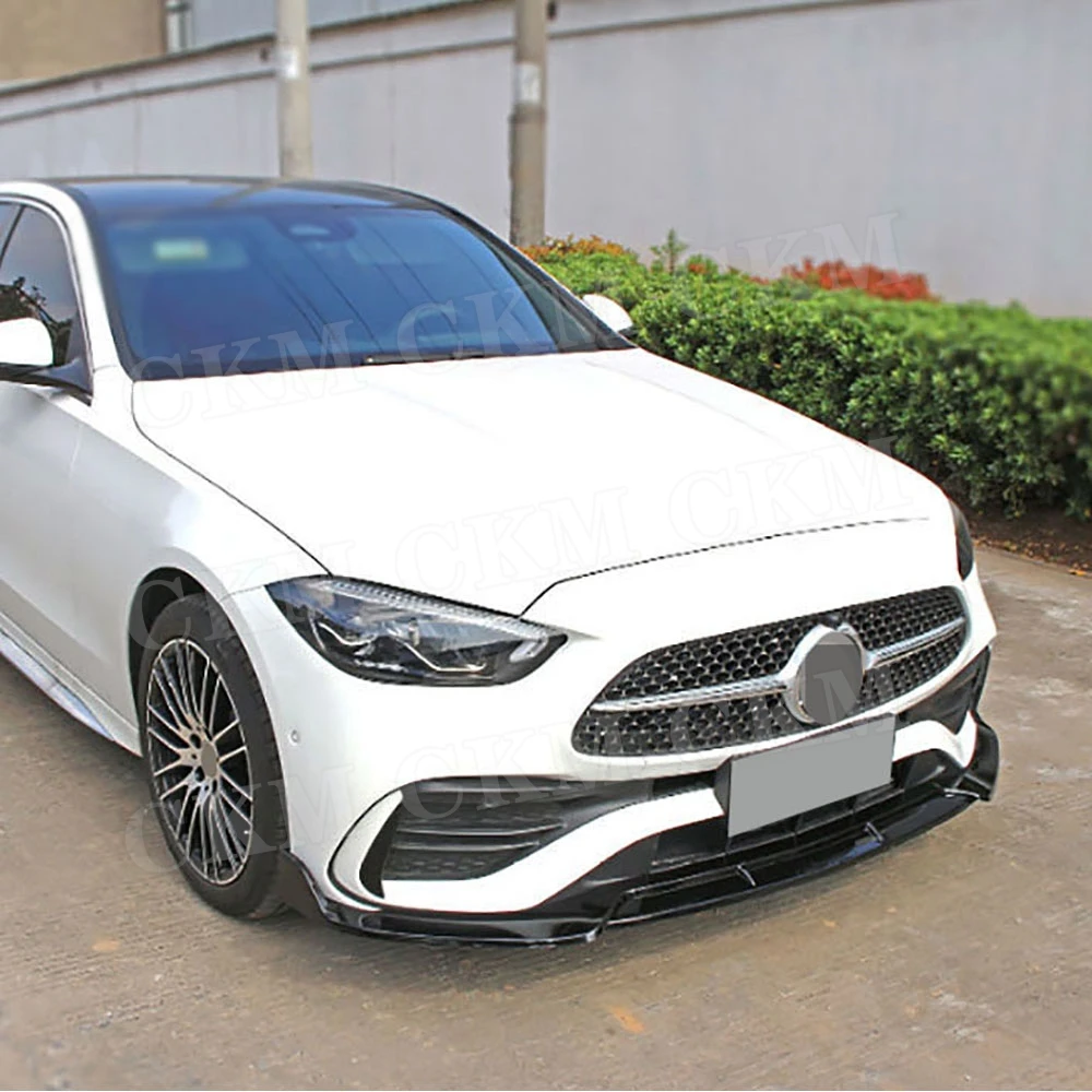 Передний бампер в стиле спойлер для подбородка фартуки Mercedes Benz C Class W206 C43 AMG Sport 2022 +