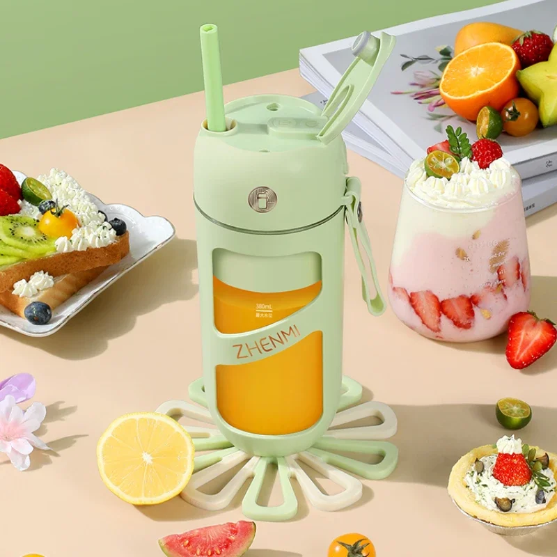 Вакуумная соковыжималка бытовая электрическая маленькая портативная