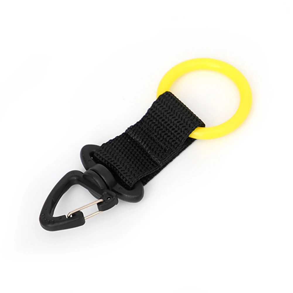 

Diving Mouthpiece Holder Scuba Strong Swivel Snap Clip Portable Professional Regulator Webbing Clip Elastic Ring