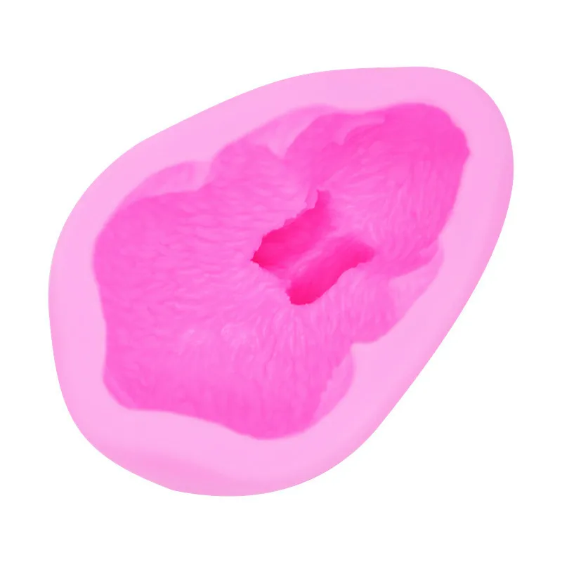 

Силиконовая форма для выпечки кролик розовый