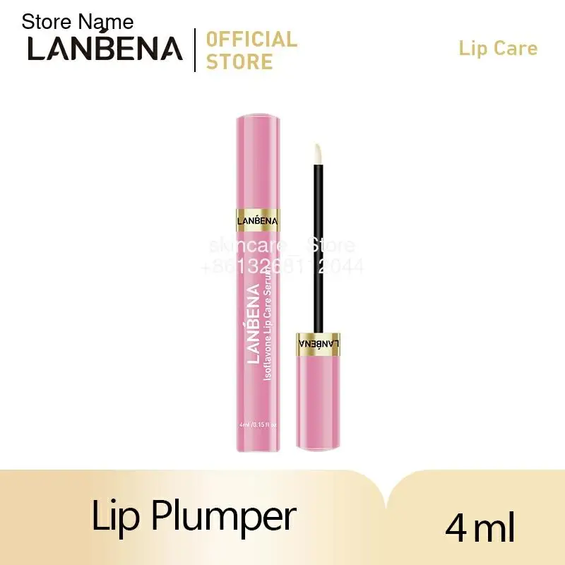 

LANBENA Lip Plumper Updated Version Serum Lip Mask Reduce Fine Lines Increase Lip Elasticity Resist Aging Moisturizing Lip Care