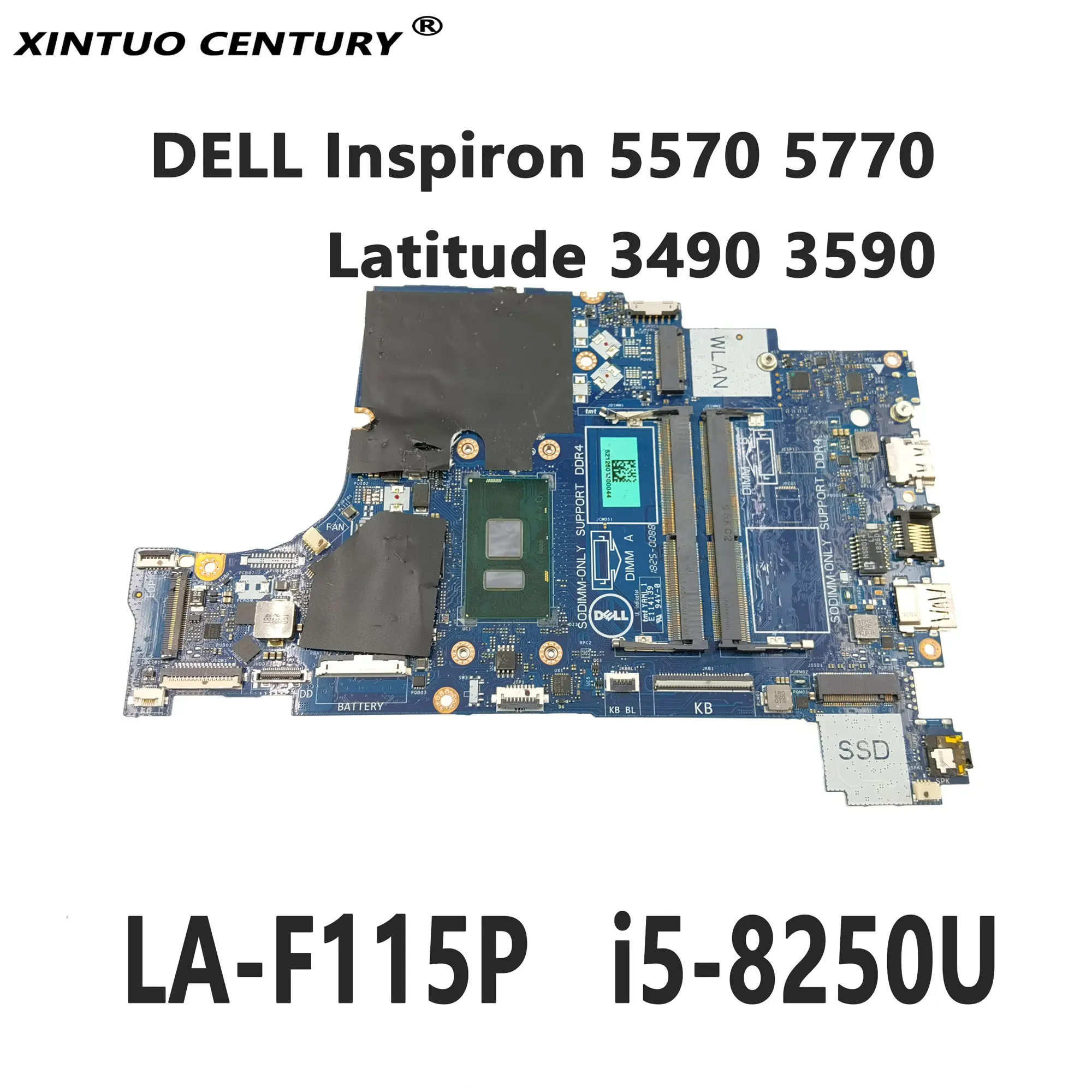 

Для DELL Inspiron 5570 5770 и Latitude 3490 3590 материнская плата CAL50 DAL10 LA-F115P с процессором i5-8250U DDR4 100% протестированная работа