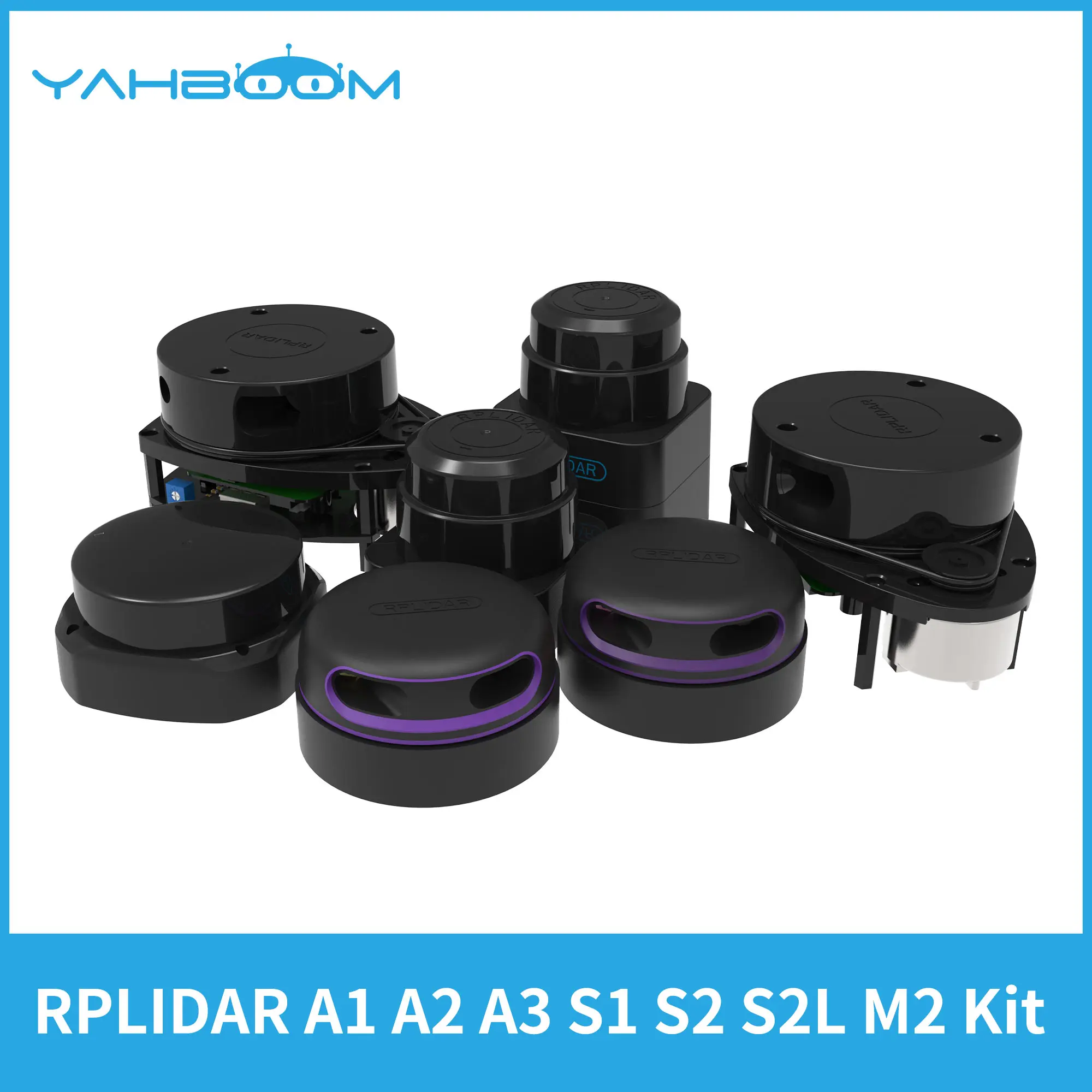 Slamtec RPLIDAR Lidar A1 A2 A3 S1 S2 Mapper M2 Scanning Ranging Sensor Scanner Kit for ROS2 ROS Robot Navigates and Avoiding