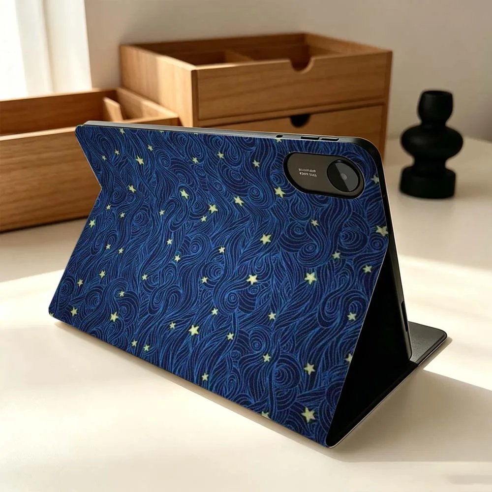 Фото Чехол для планшета с пайетками и пентаграммой для Xiaomi Mi Pad Mini 4 5 6 7 SE Pro Plus Redmi Pad 2 SE 2025 8.8 11, складной, подарок №2