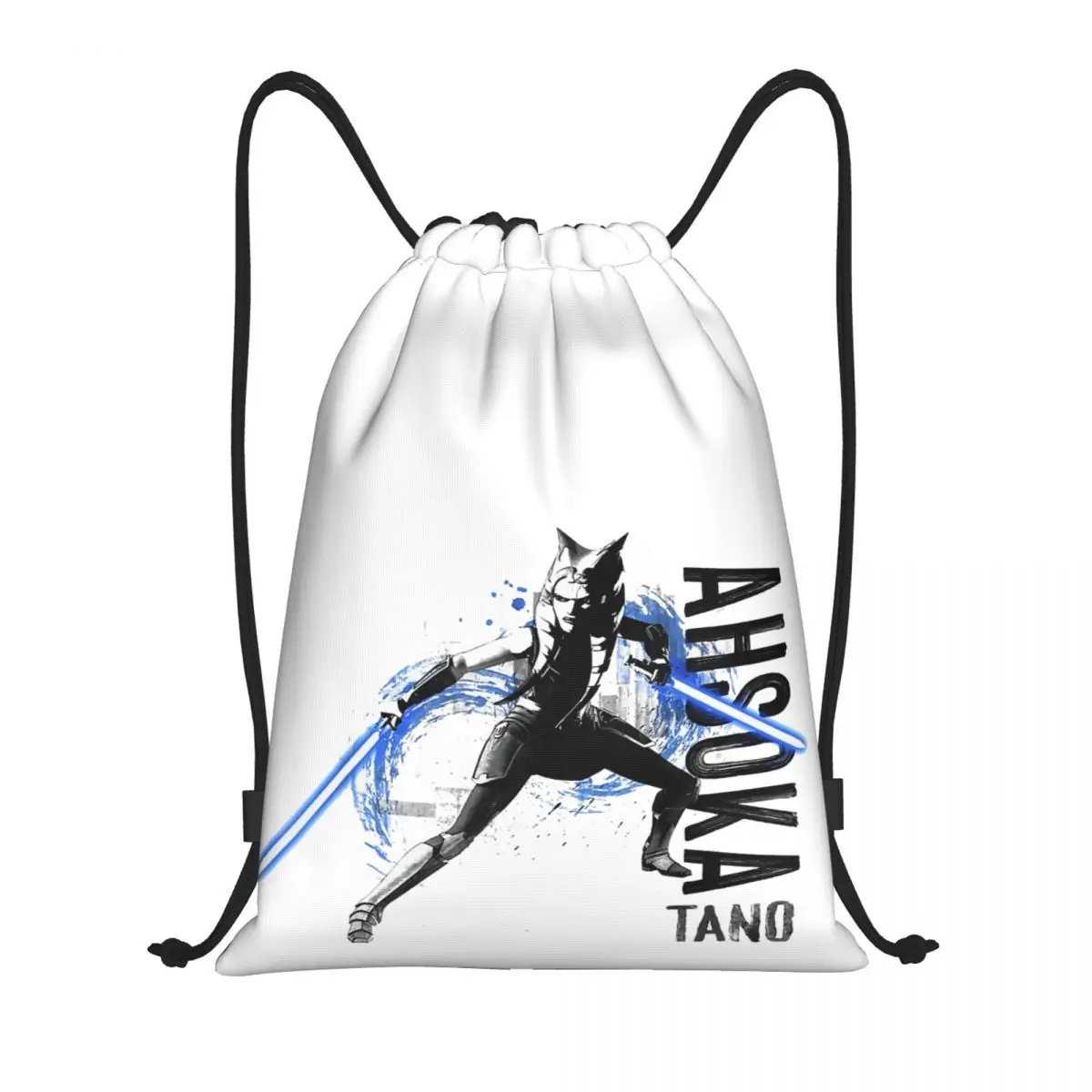

ASHOKA SILLHOUTE Unique 17 Drawstring Bags Gym Bag Novelty Backpack Funny Novelty Infantry pack Sports activities retro