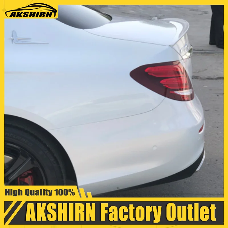 

For Benz E class W213 lip spoiler wing tail E320LE260LE300L E53 style spoiler ABS Material Car Rear trunk Wing Primer Color