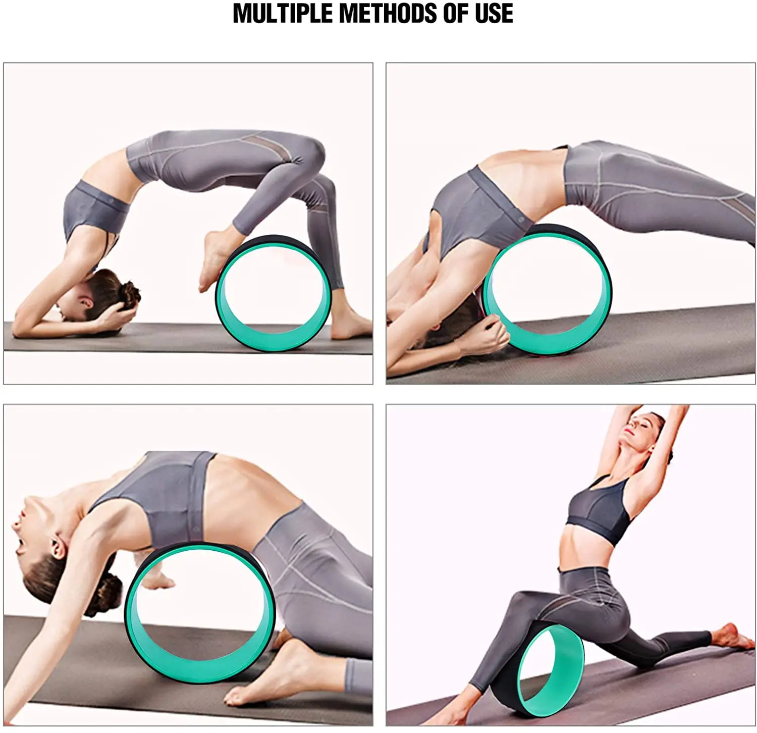 TPE Yoga Circle Профессиональная форма талии Бодибилдинг Йога колесо фитнес