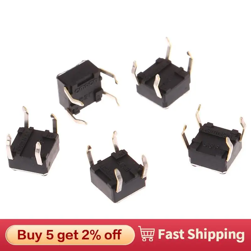 

5Pcs Light Touch Switch Micro Switch Mouse Push Button Tactile For G300 G402 G600 G602 M210 M215 M325 M557