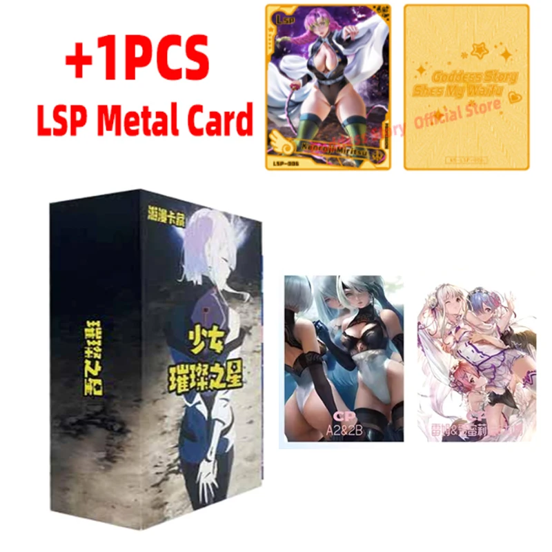 

2022 New Goddess Story Girl Shining Star Collection Cards Japanese Anime Figure Children Table Toys For Kids