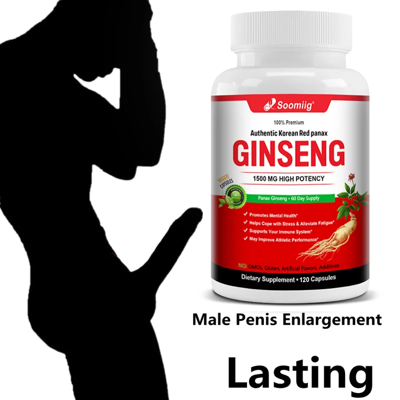 

Male Enhancing Supplement, Enlargement Pills for Men Increase Size & Stamina, Enhance Endurance, Natural Maca Ginseng Capsules