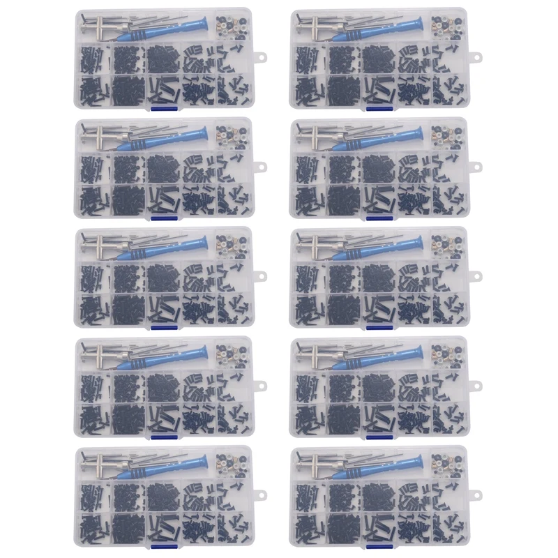 

10 Set M2 M2.5 M3 Screw Fastener Kit Cross Sleeve Hex Wrench Swing Arm Pin Screws For Wltoys 144001 1/14