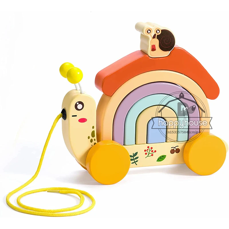 

Деревянная игрушка-улитка для детей 1-3 лет