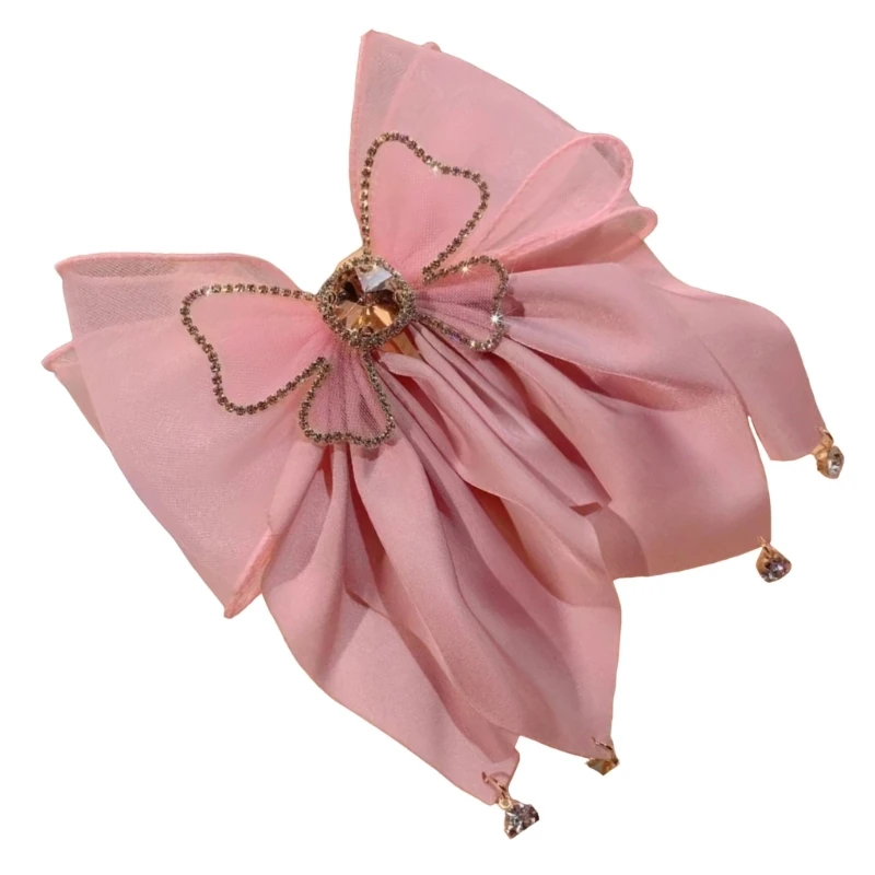 Заколка для волос с косами горячих девушек многослойная пряжа в форме банта