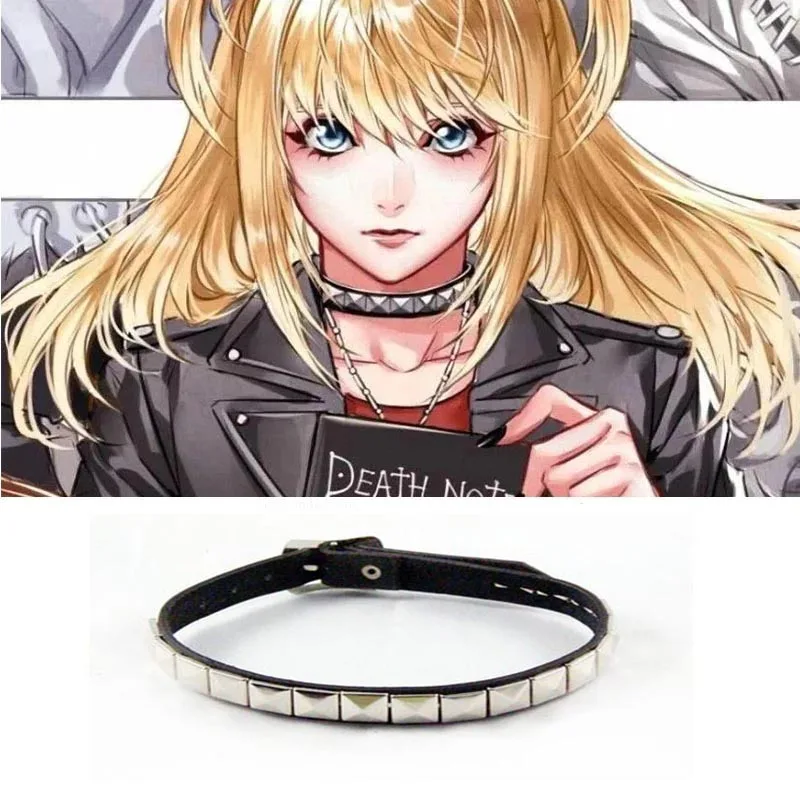 Модные Винтажные кожаные ожерелья очаровательные готические шипы искусственные