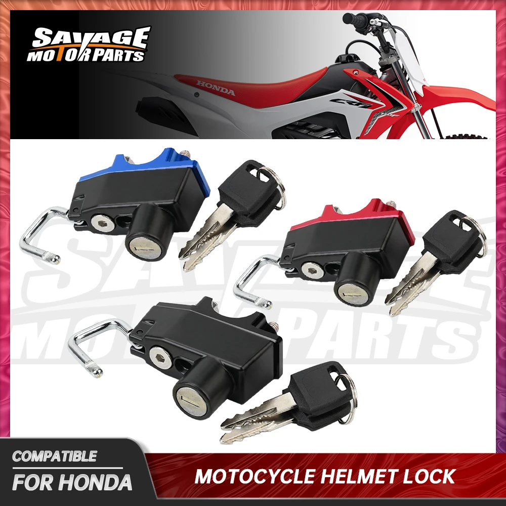 

CRF250L CRF300L New Helmet Lock For HONDA CRF 250F/L 300L 450L/RL 125F 150F 230F Motorcycle Locks Latches Key Padlock Anti-Theft