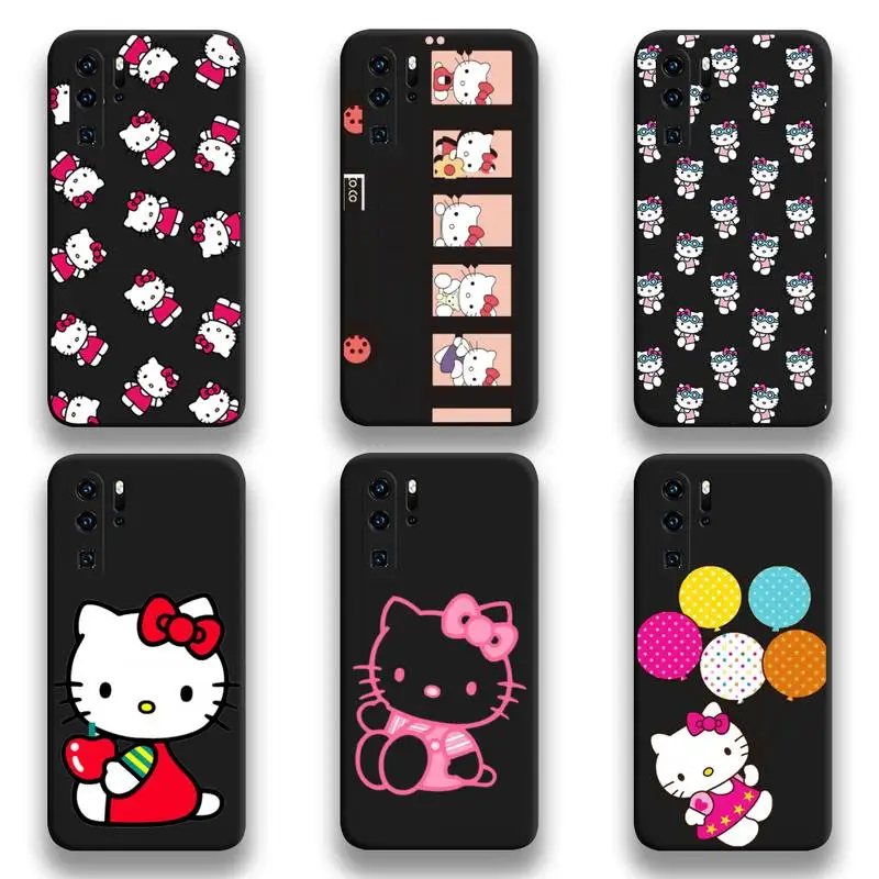 

Anime hello kitty Phone Case For Huawei P20 P30 P40 lite E Pro Mate 40 30 20 Pro P Smart 2020