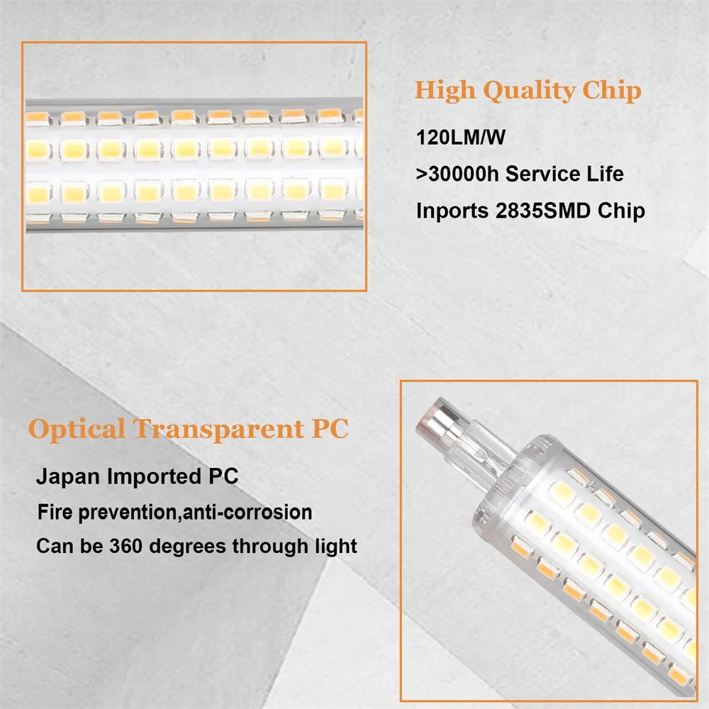 J78 J118 R7s LED Flood Light Декоративные галогенные лампы замены 64LEDs 128LEDs лампочка трубки 220V