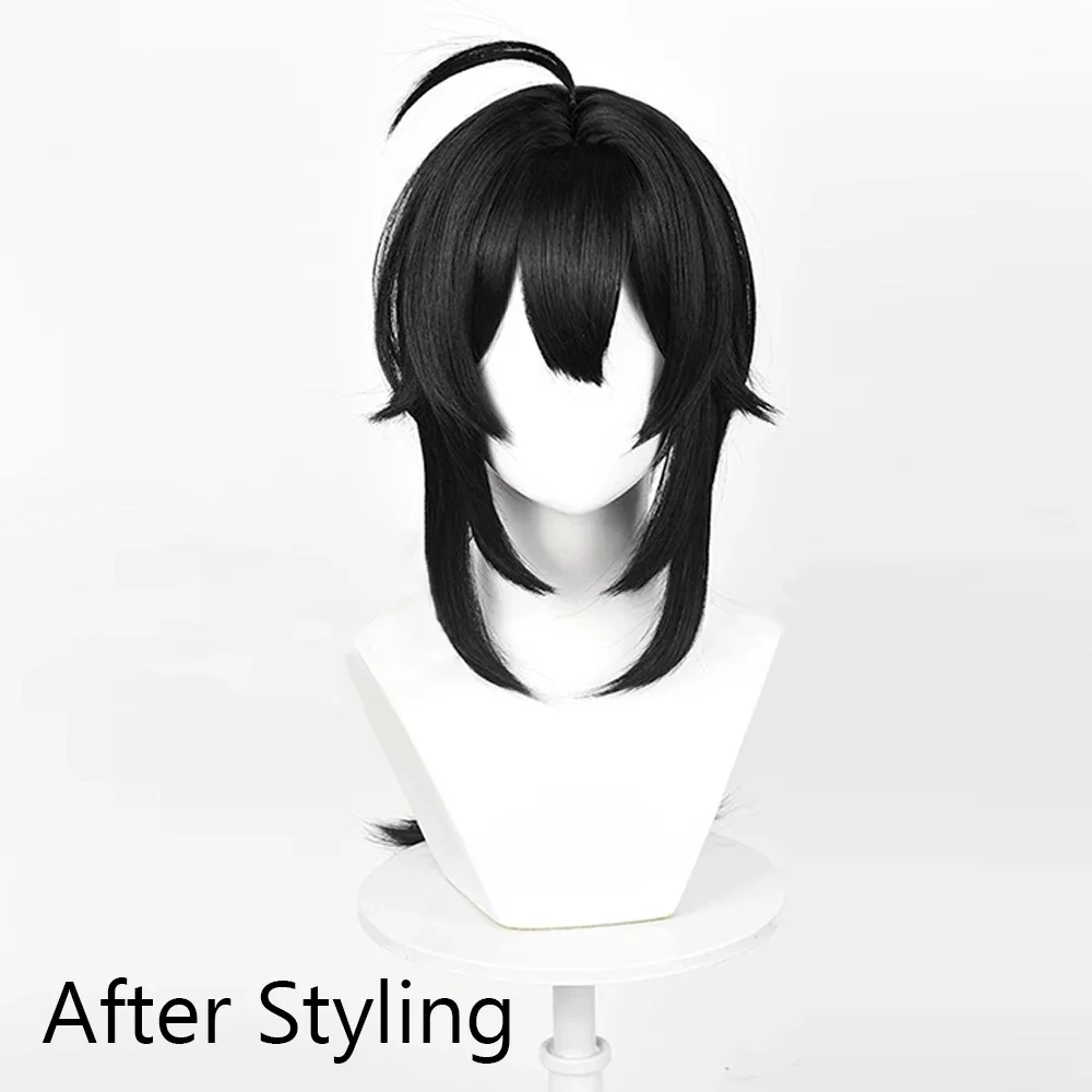 Zenless Zone Zero Grace Howard парик синтетический длинный прямой черный многослойный игровой