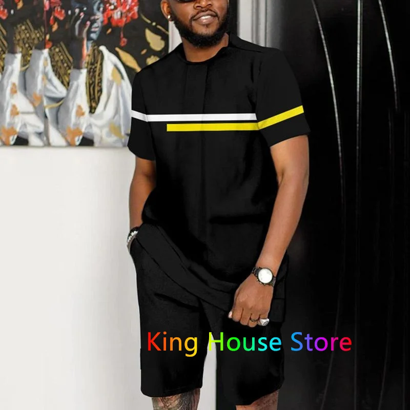 Men Clothing 2 Piece Outfit Suit Summer Sets OutfitsTracksuit Set Men Oversized Tshirt Jogging Set Men Tracksuit 2 Piece Set